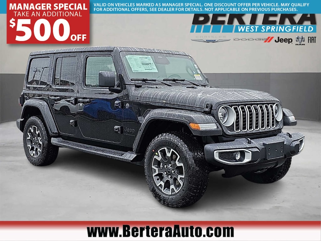 New 2026 Jeep Wrangler 4-DOOR SAHARA Sport Utility