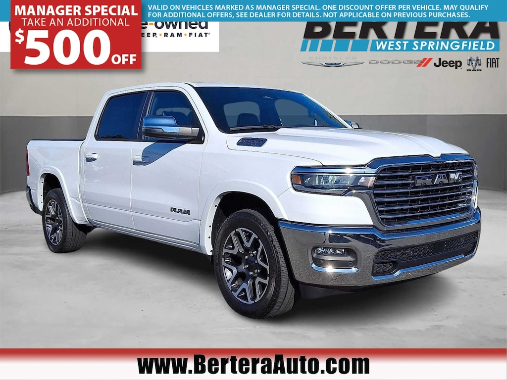 Certified 2025 Ram 1500 Laramie 4x4 Crew Cab 57 Box Truck