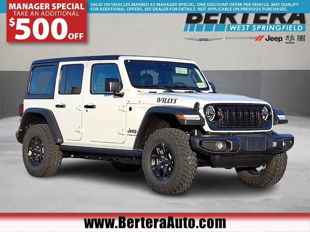 New 2026 Jeep Wrangler 4-DOOR WILLYS Sport Utility