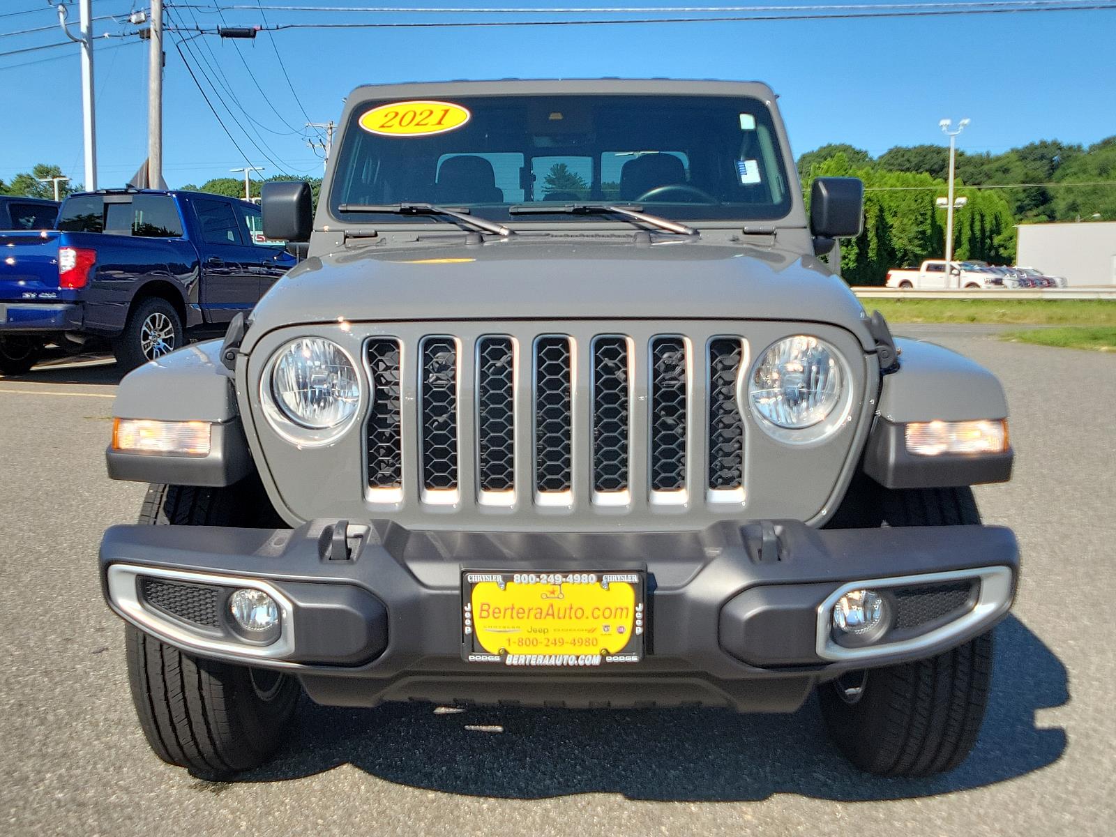 Certified 2021 Jeep Gladiator Overland with VIN 1C6HJTFG9ML550623 for sale in West Springfield, MA