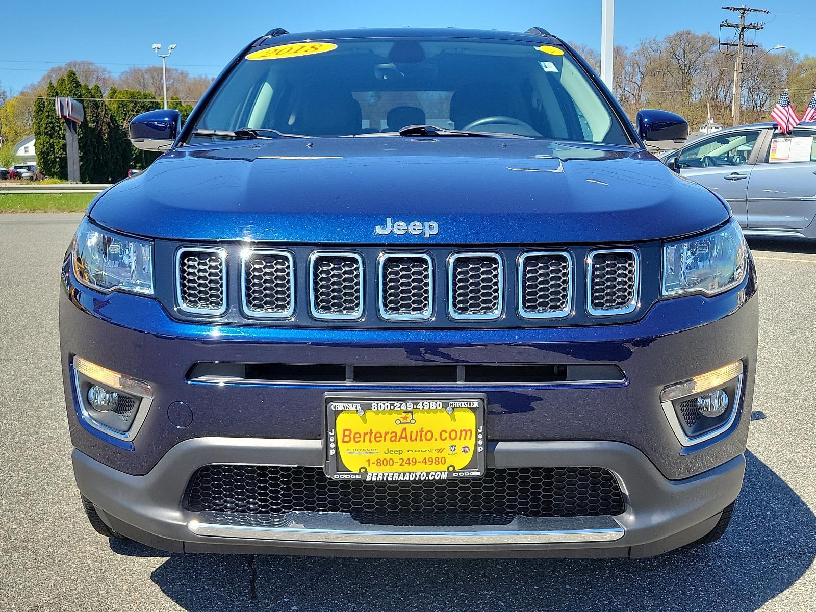 Used 2018 Jeep Compass Limited with VIN 3C4NJDCB1JT399920 for sale in West Springfield, MA