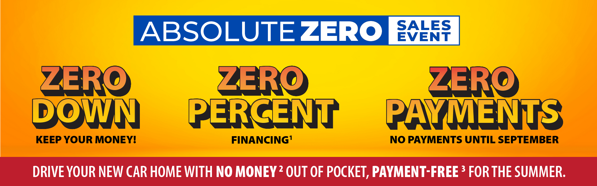 Zero Sales event