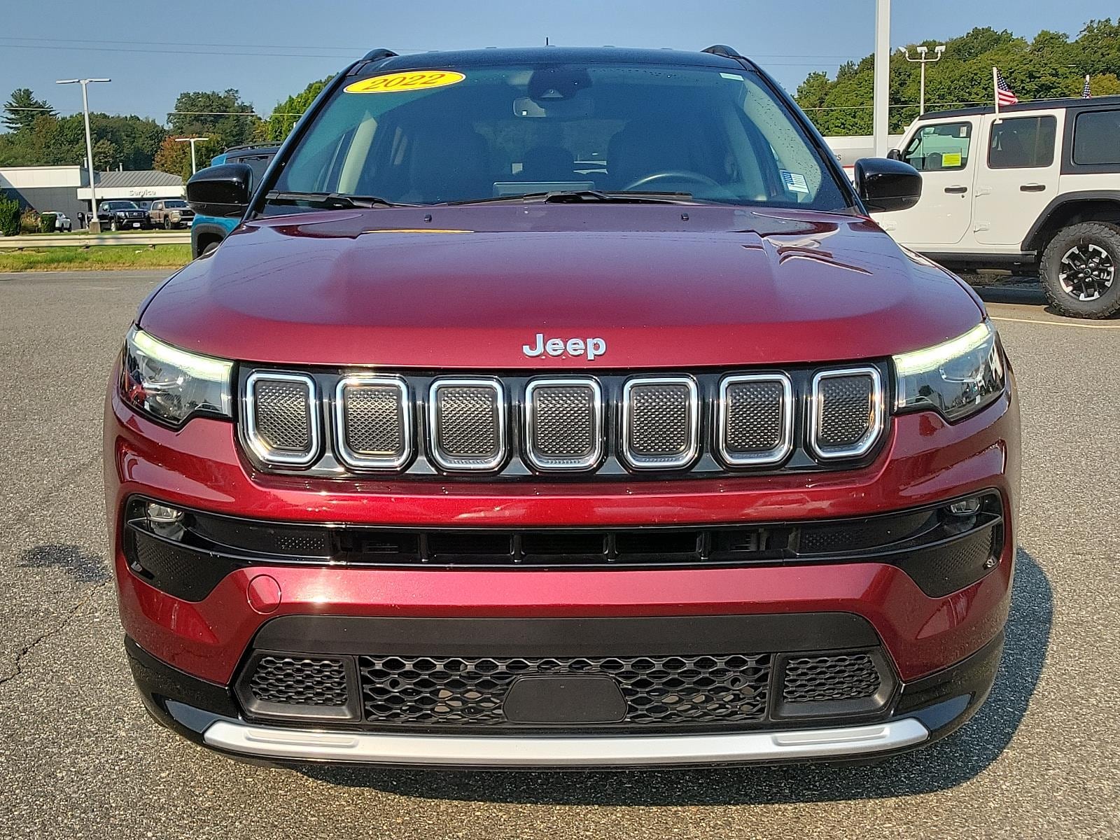 Certified 2022 Jeep Compass Limited with VIN 3C4NJDCB9NT201252 for sale in West Springfield, MA