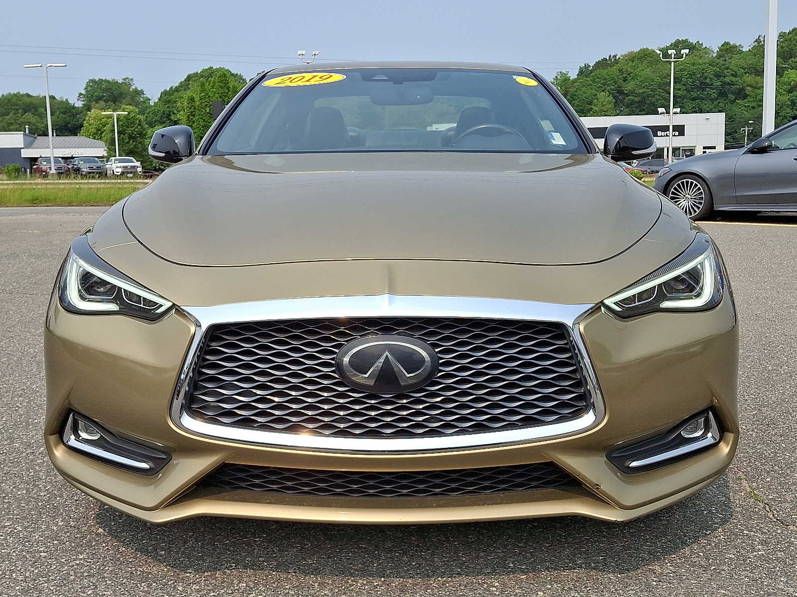 Used 2019 INFINITI Q60 Coupe RED SPORT with VIN JN1FV7EL1KM440573 for sale in West Springfield, MA
