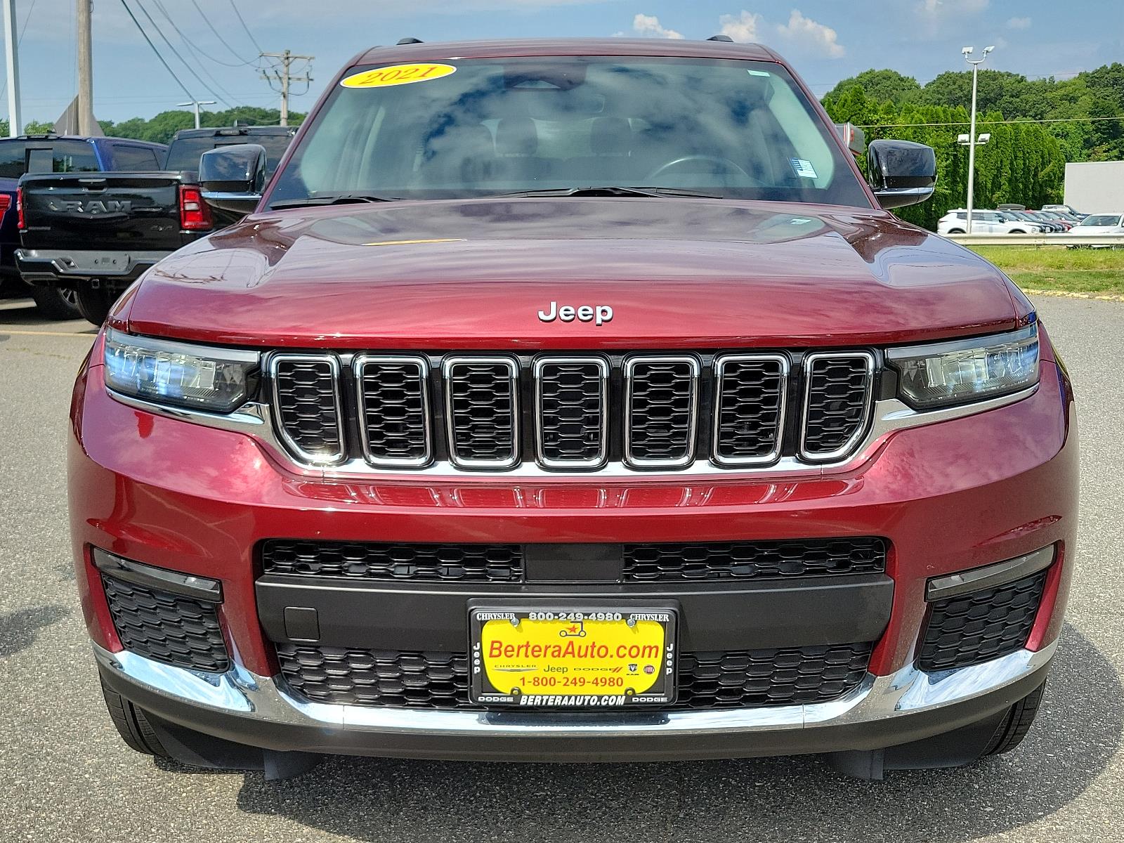 Used 2021 Jeep Grand Cherokee L Limited with VIN 1C4RJKBG0M8121662 for sale in West Springfield, MA