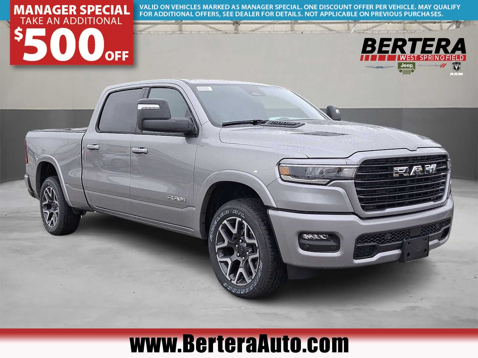 2025 Ram 1500 LARAMIE CREW CAB 4X4 6'4 BOX