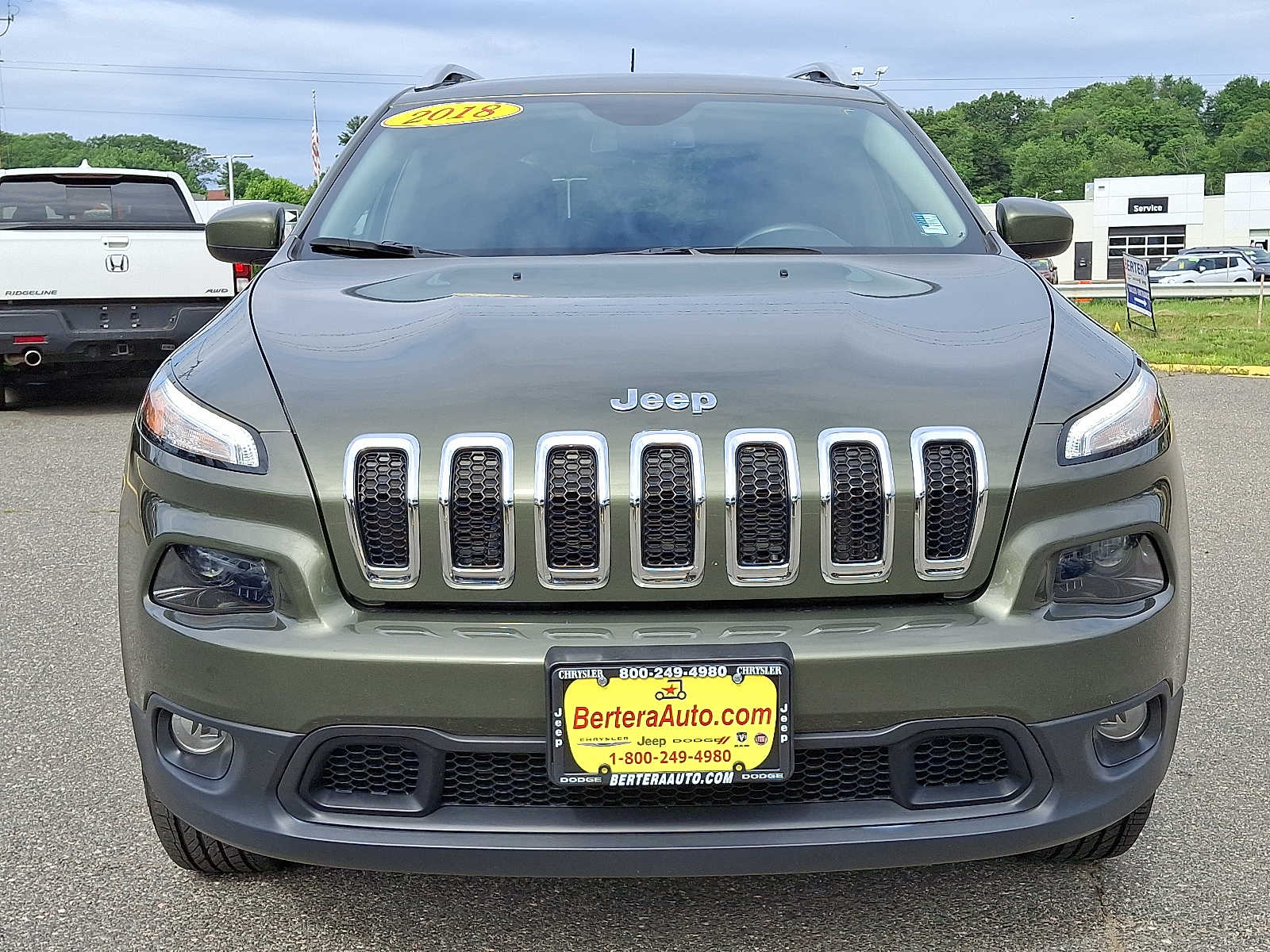 Used 2018 Jeep Cherokee Latitude Plus with VIN 1C4PJMLX7JD614002 for sale in West Springfield, MA