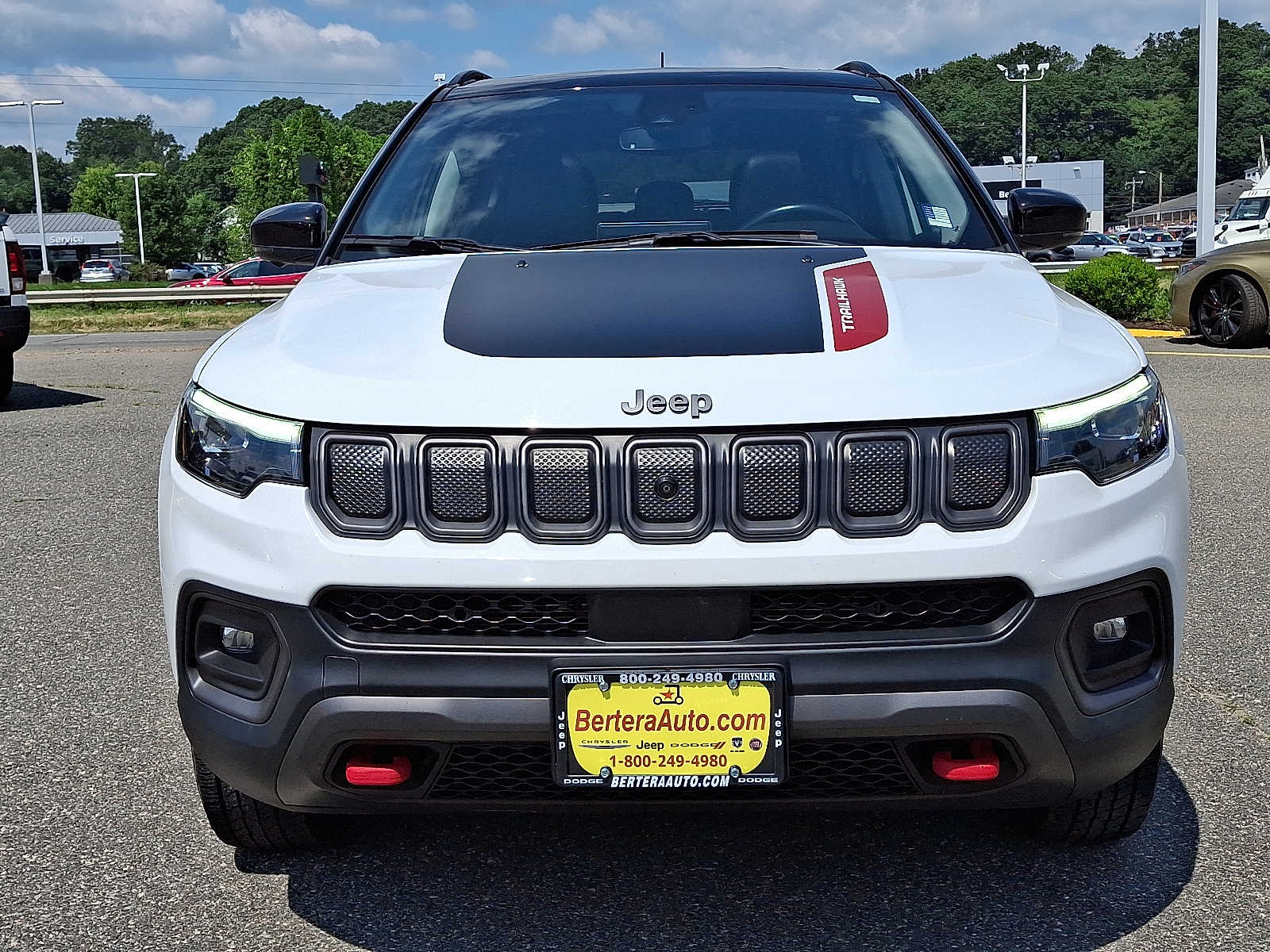 Certified 2022 Jeep Compass Trailhawk with VIN 3C4NJDDB5NT205992 for sale in West Springfield, MA