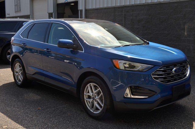 Used 2021 Ford Edge SEL with VIN 2FMPK4J91MBA17662 for sale in Chicopee, MA