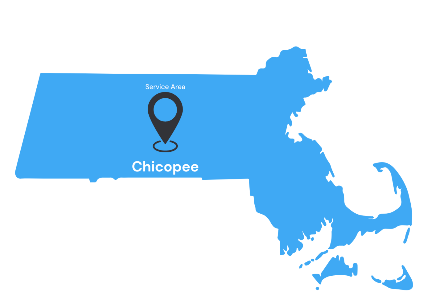  Areas We Serv - Chicopee