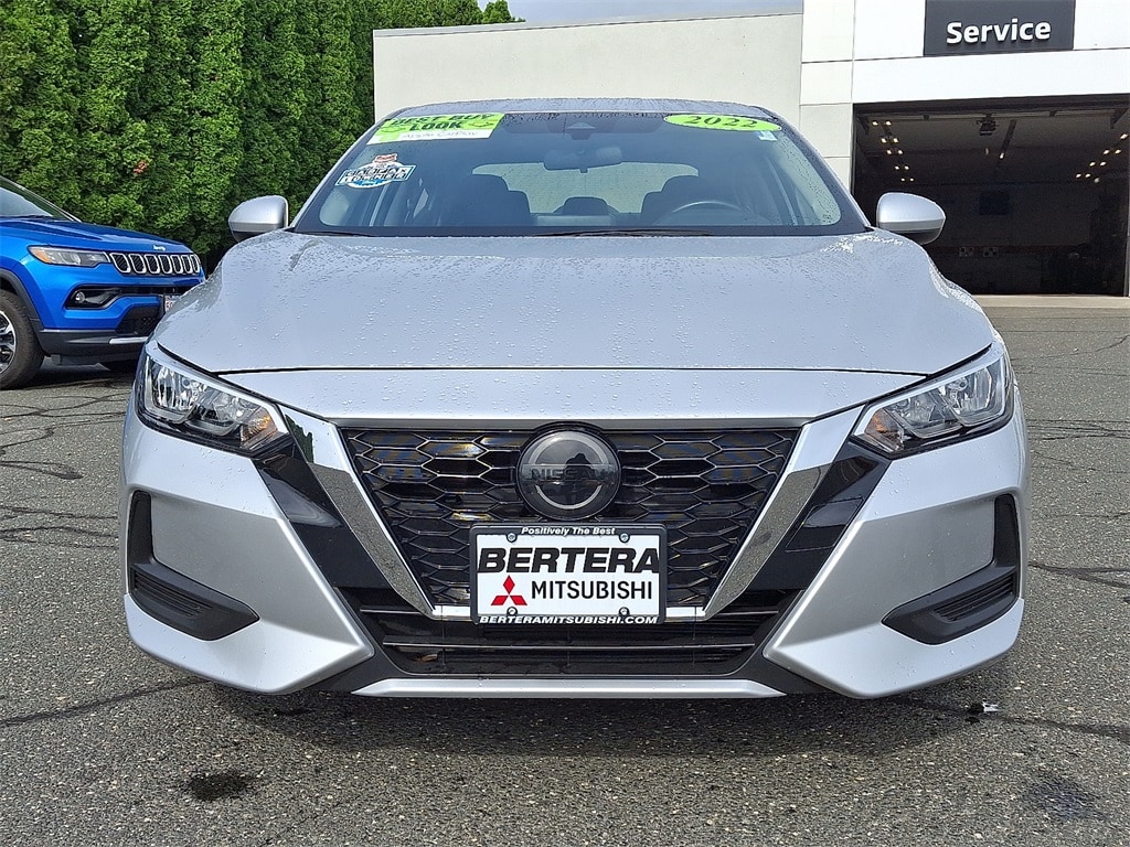 Used 2022 Nissan Sentra SV with VIN 3N1AB8CV2NY210099 for sale in West Springfield, MA