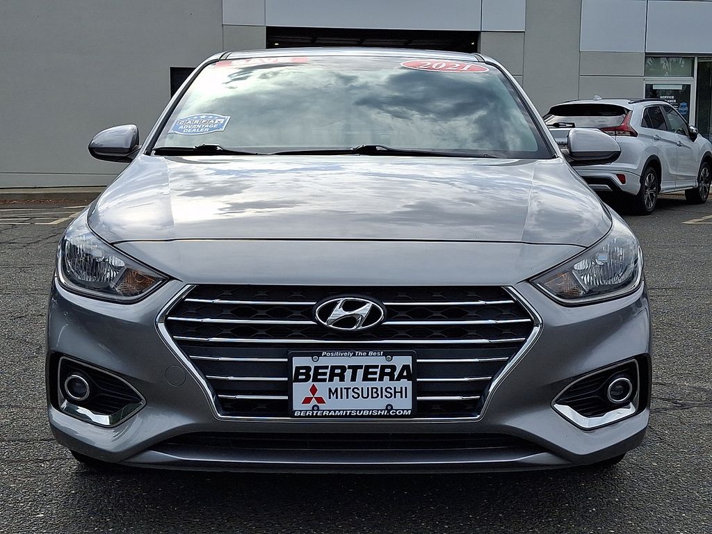 Used 2021 Hyundai Accent SEL with VIN 3KPC24A63ME135536 for sale in West Springfield, MA