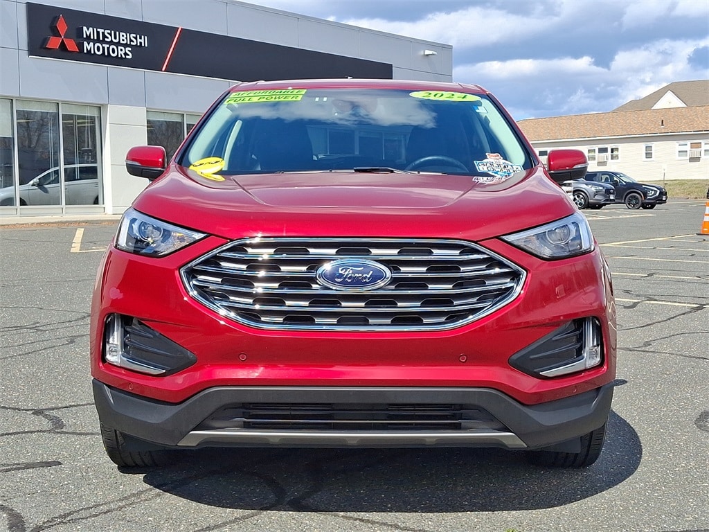 Used 2024 Ford Edge Titanium with VIN 2FMPK4K98RBA51393 for sale in West Springfield, MA
