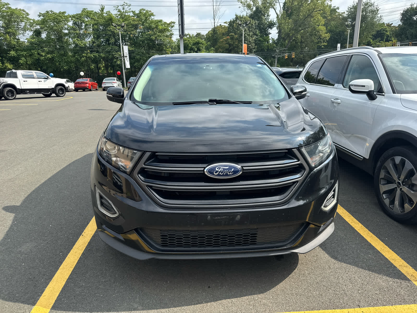 Used 2017 Ford Edge Sport with VIN 2FMPK4APXHBC51092 for sale in Westfield, MA