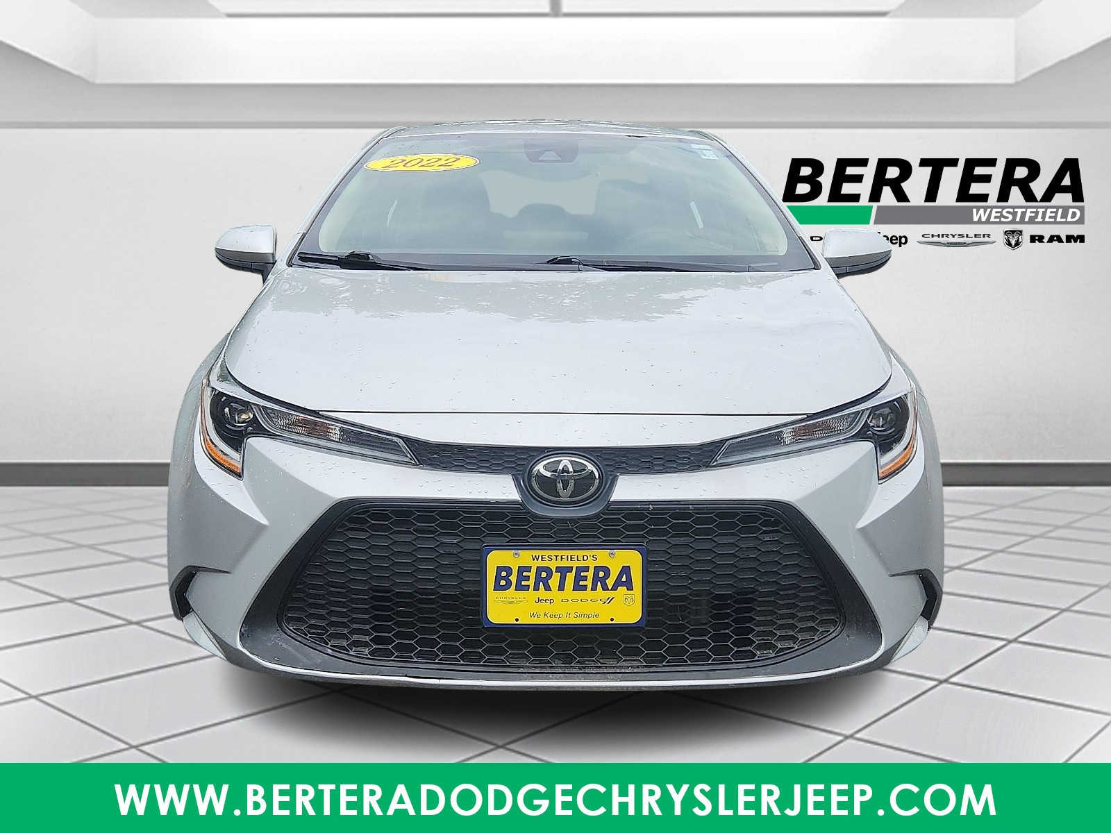 Used 2022 Toyota Corolla LE with VIN 5YFEPMAE9NP287564 for sale in Westfield, MA