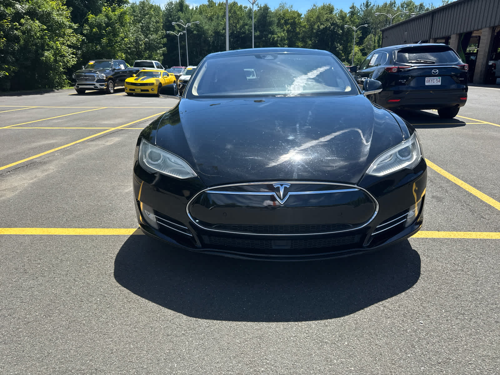 Used 2015 Tesla Model S 85D with VIN 5YJSA1H22FFP78117 for sale in Westfield, MA