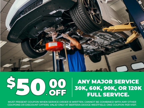 $50 off any major service