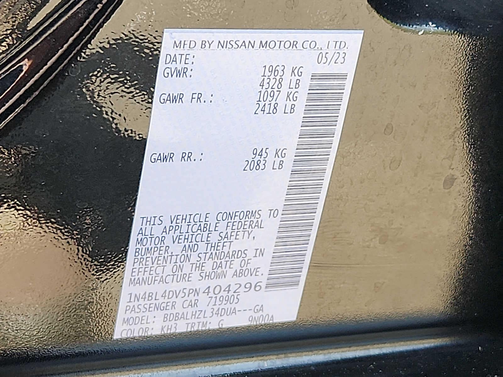 2023 Nissan Altima SV - Photo 26