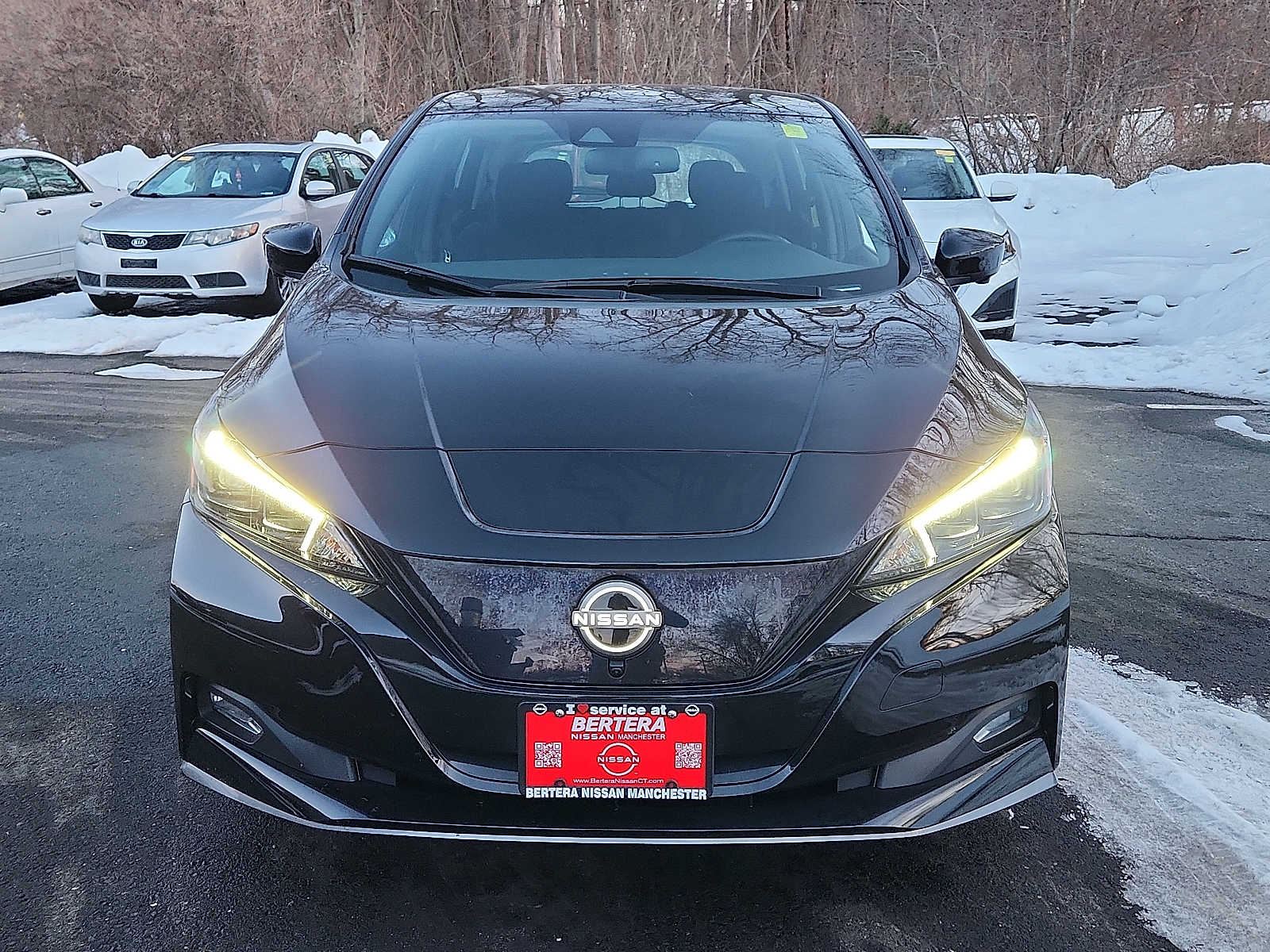 Used 2023 Nissan Leaf SV Plus with VIN 1N4CZ1CV4PC561073 for sale in Manchester, CT