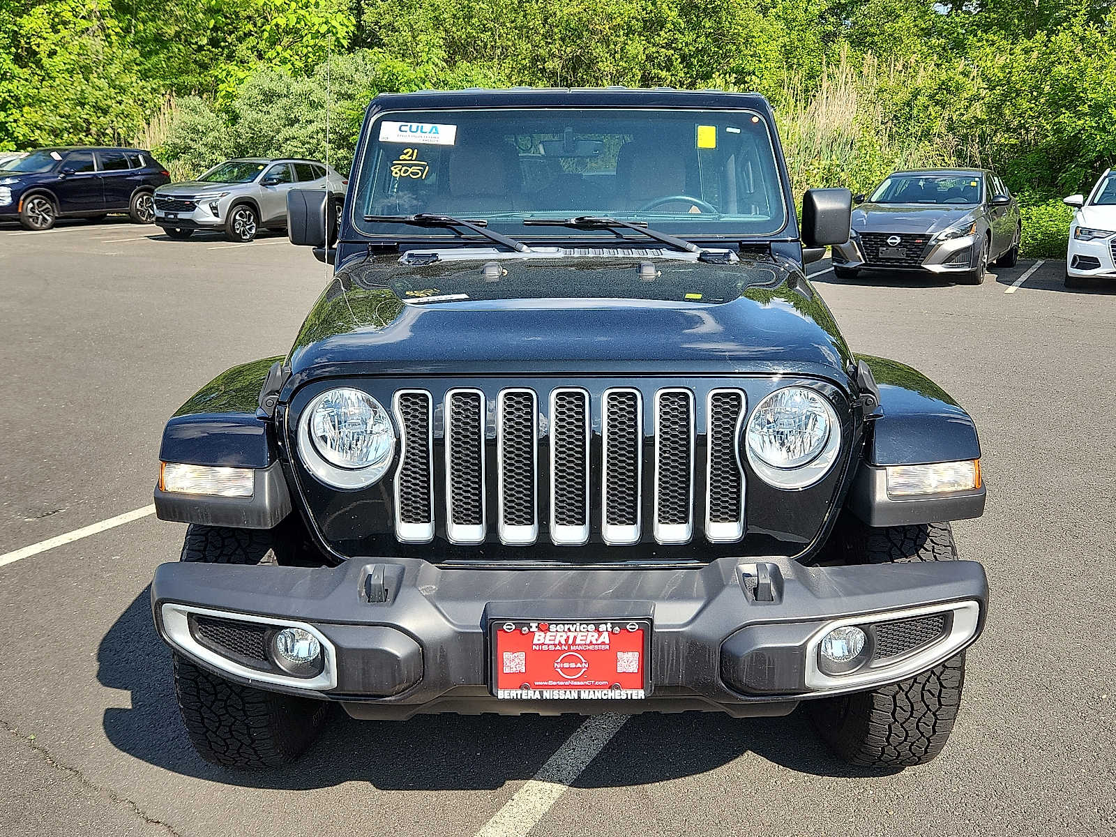 Used 2021 Jeep Wrangler Unlimited Sahara with VIN 1C4HJXEG0MW607422 for sale in Manchester, CT