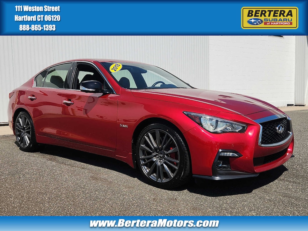 Used 2018 INFINITI Q50 RED Sport 400 AWD