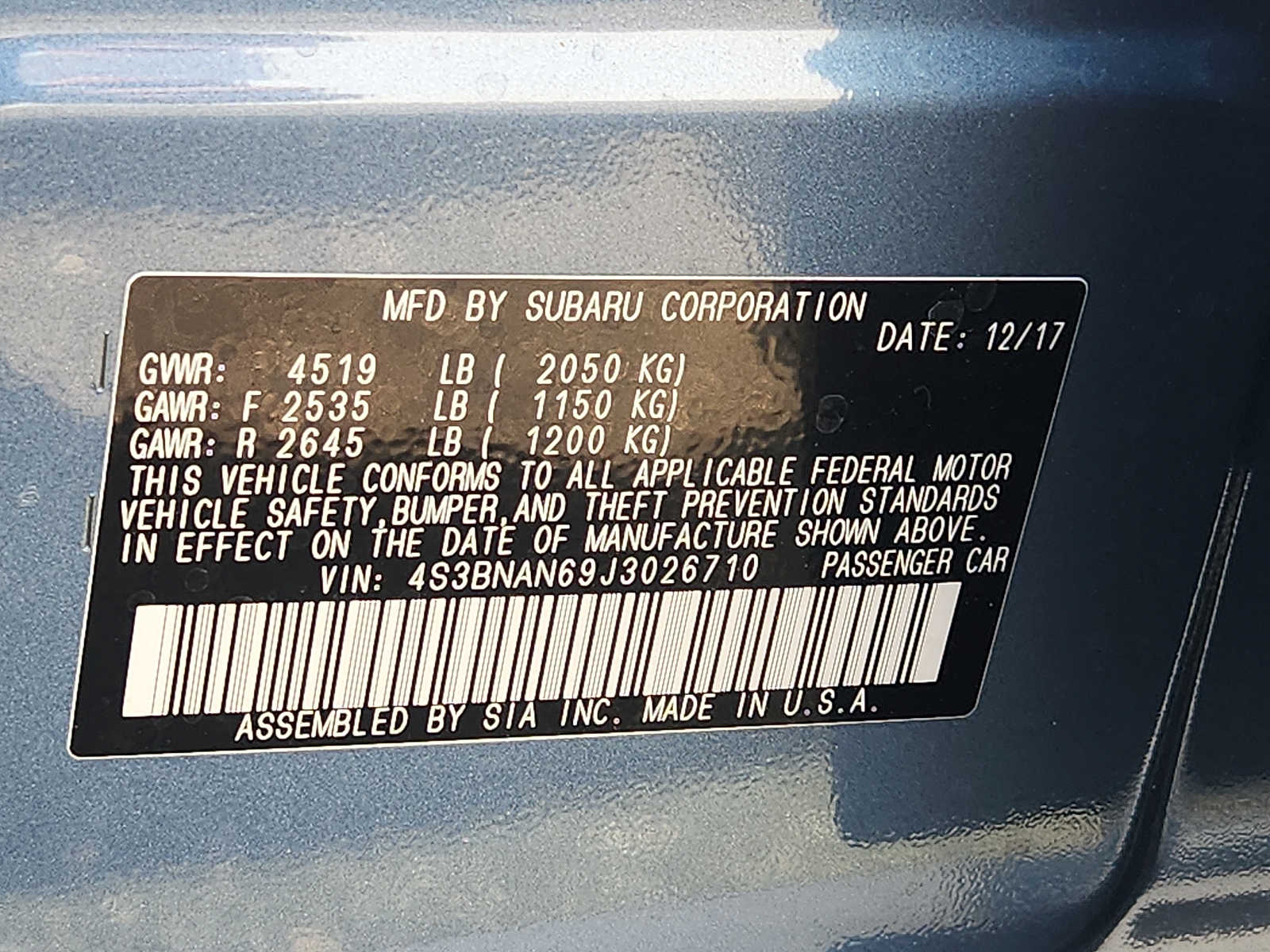 2018 Subaru Legacy Limited - Photo 27