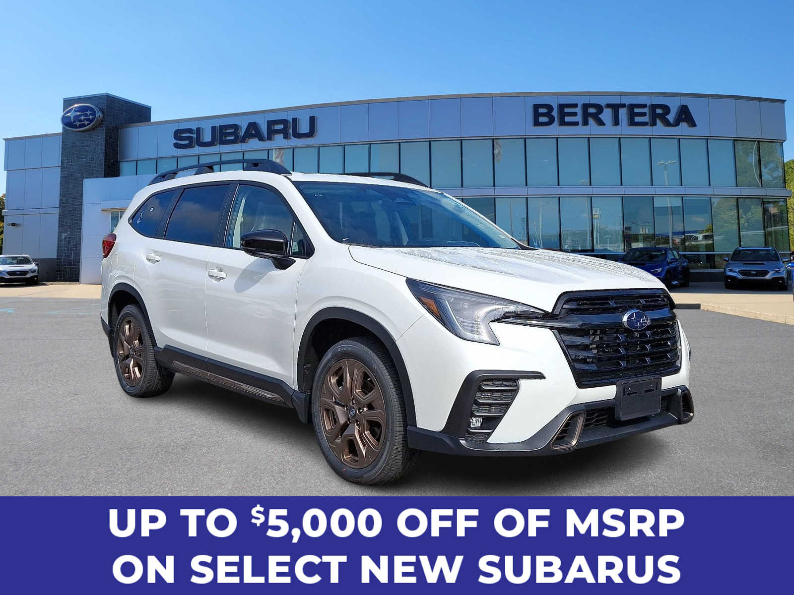 Crystal White Pearl 2025 Subaru Ascent Limited Bronze Edition AWD SUV / Crossover All-Wheel Drive Continuously Variable Transmission