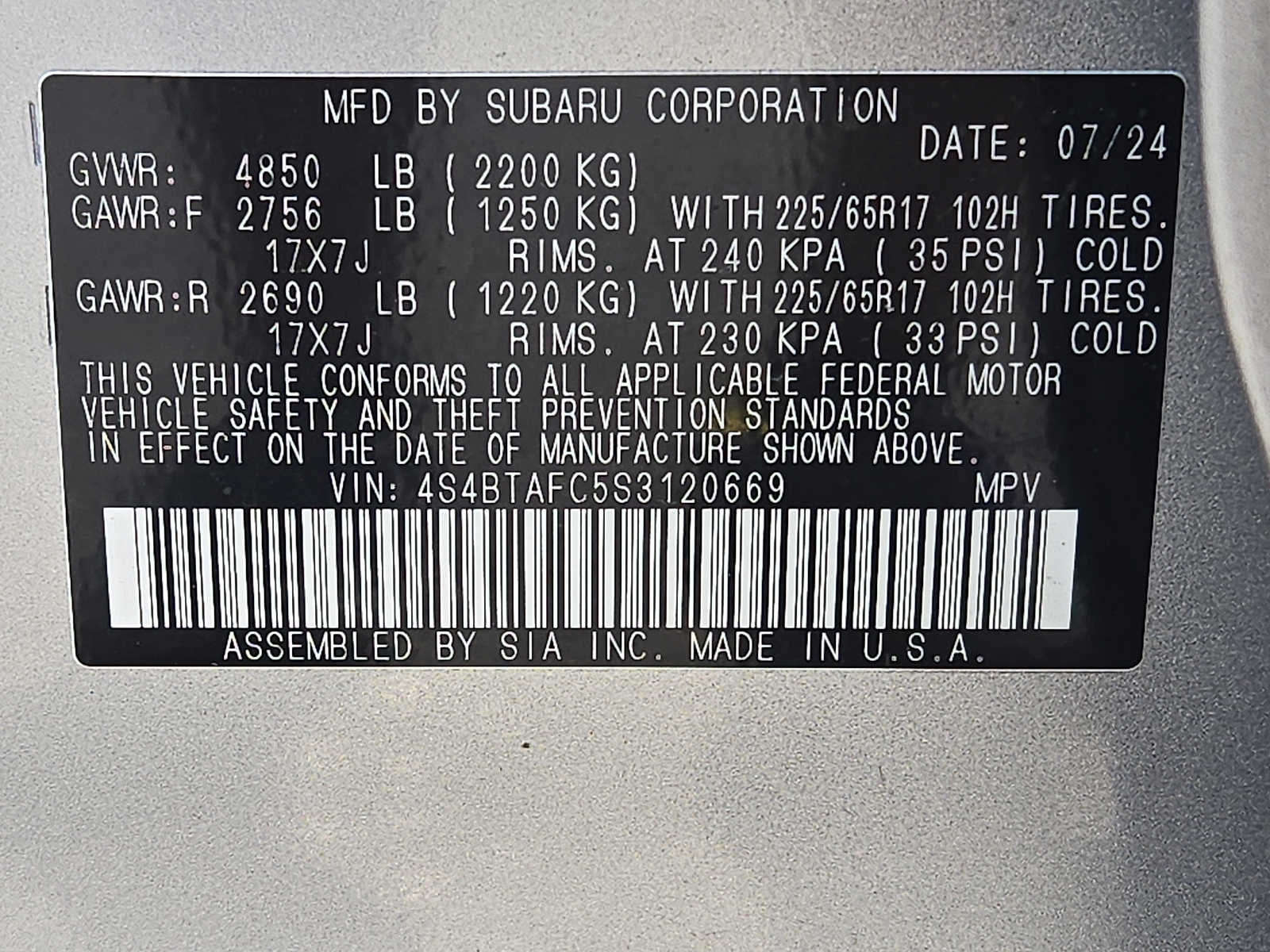 2025 Subaru Outback Premium - Photo 28