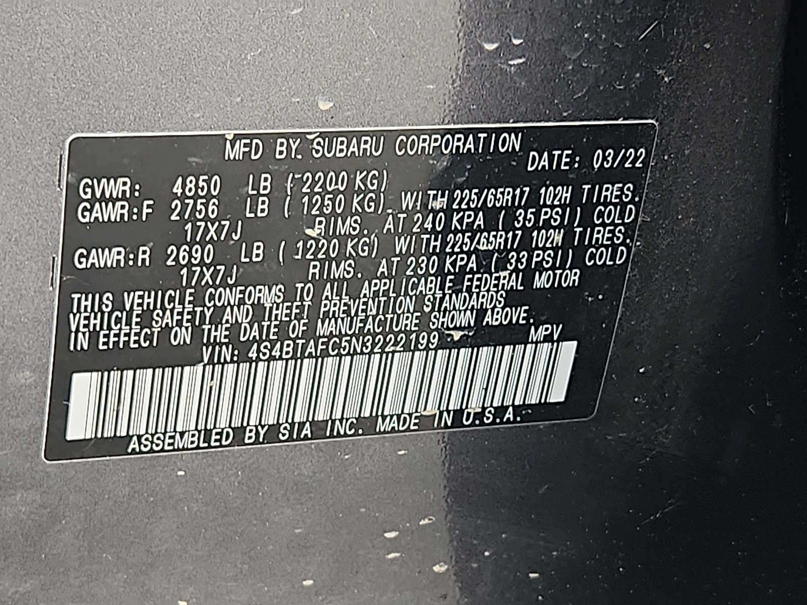 2022 Subaru Outback Premium - Photo 27