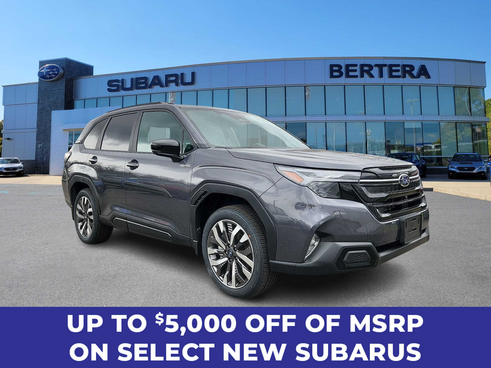 Magnetite Gray 2026 Subaru Forester Hybrid Touring AWD SUV / Crossover All-Wheel Drive Continuously Variable Transmission