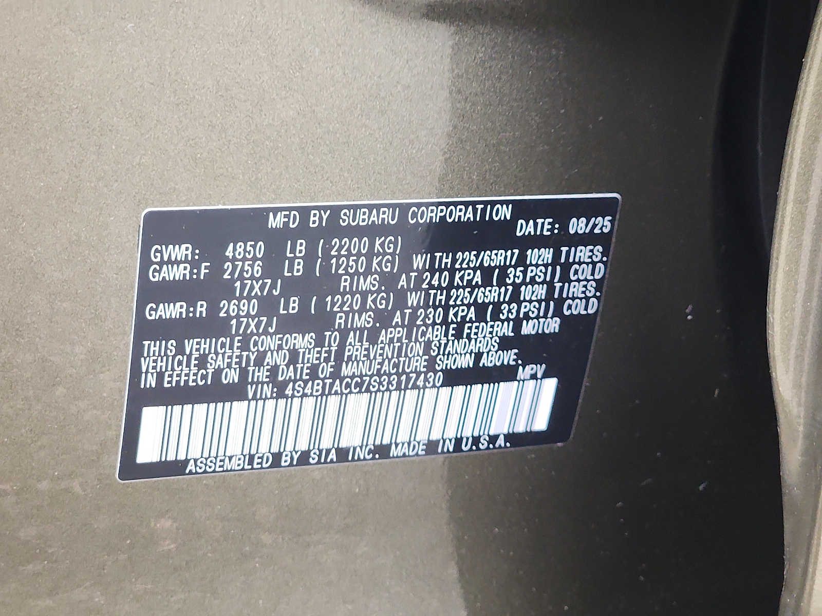2025 Subaru Outback Premium - Photo 26