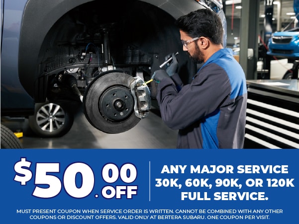$50 off any major service