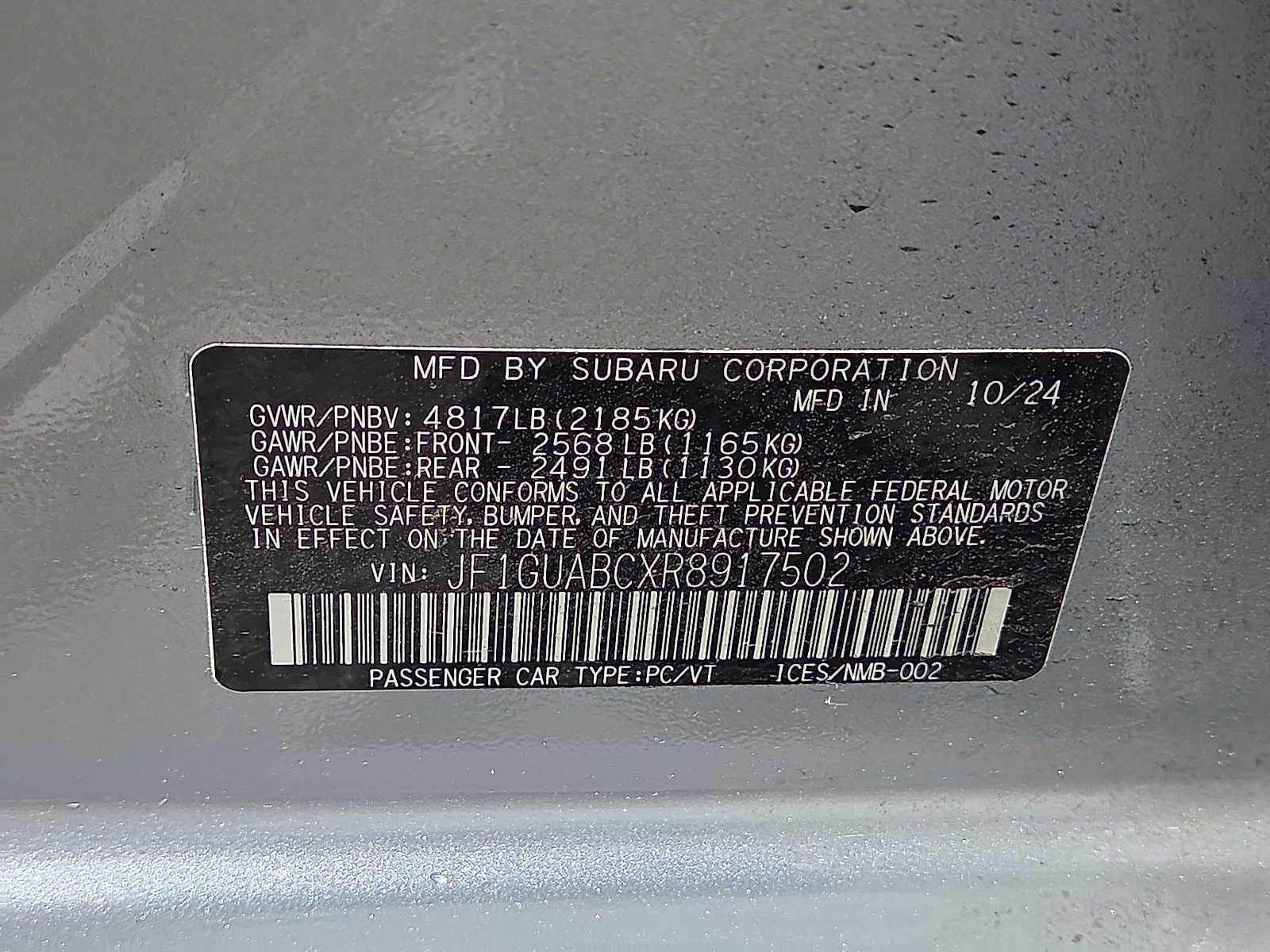 2024 Subaru Impreza Base - Photo 25
