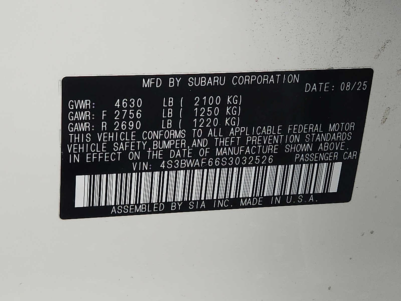 2025 Subaru Legacy Premium - Photo 27