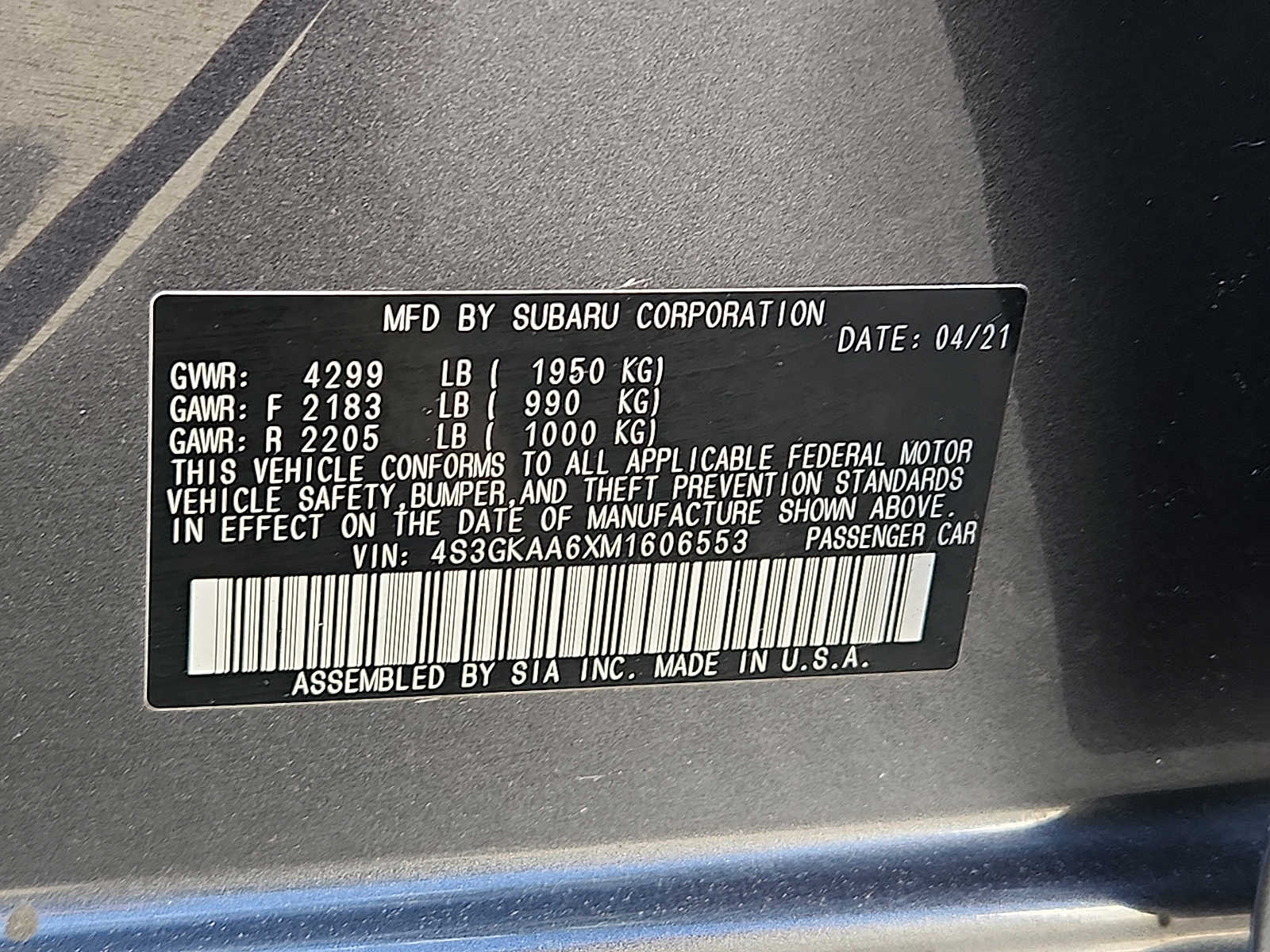 2021 Subaru Impreza Base - Photo 26