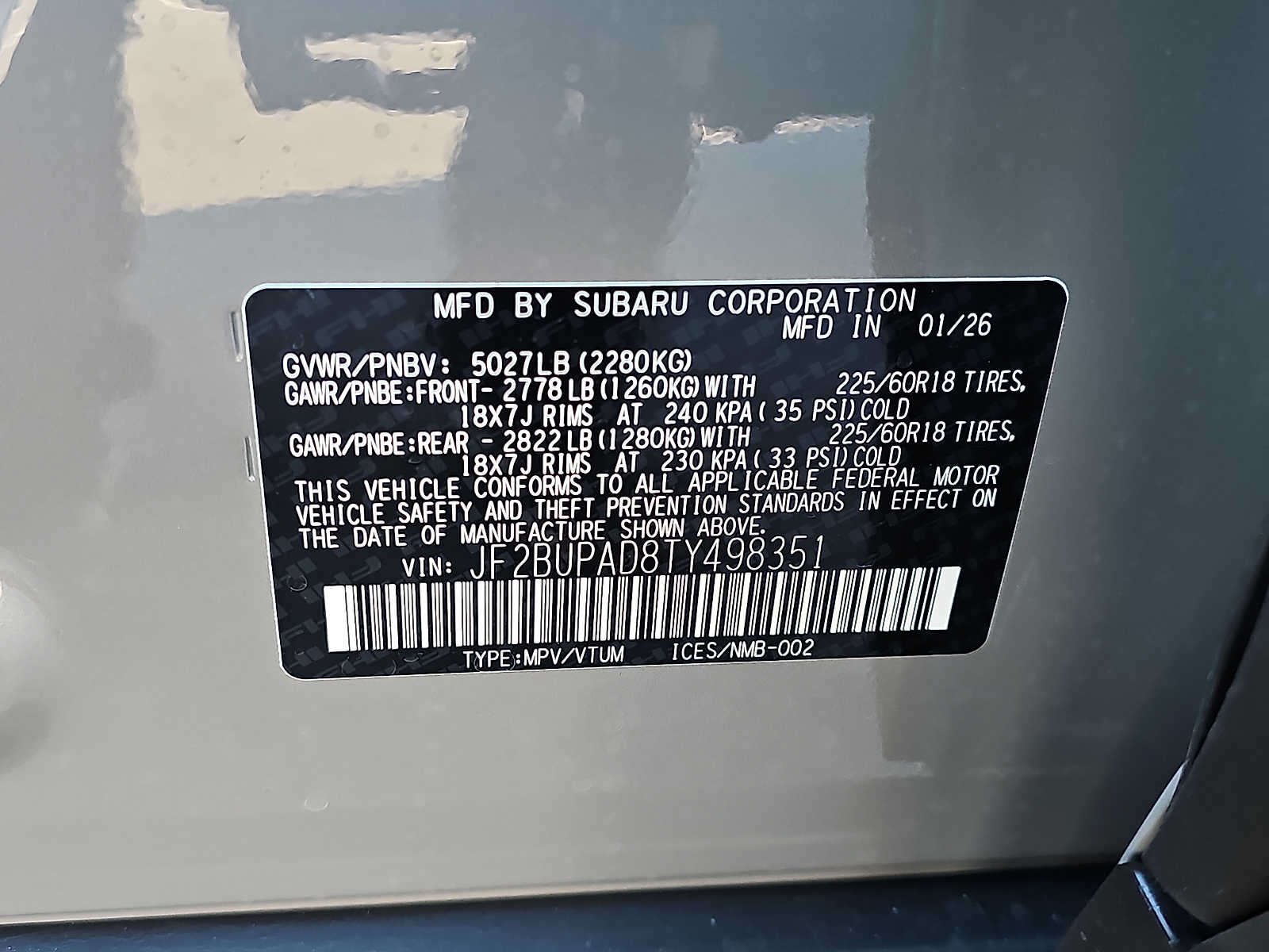 2026 Subaru Outback Premium - Photo 21