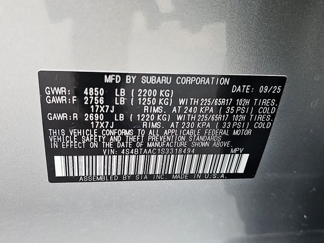 2025 Subaru Outback Base - Photo 27