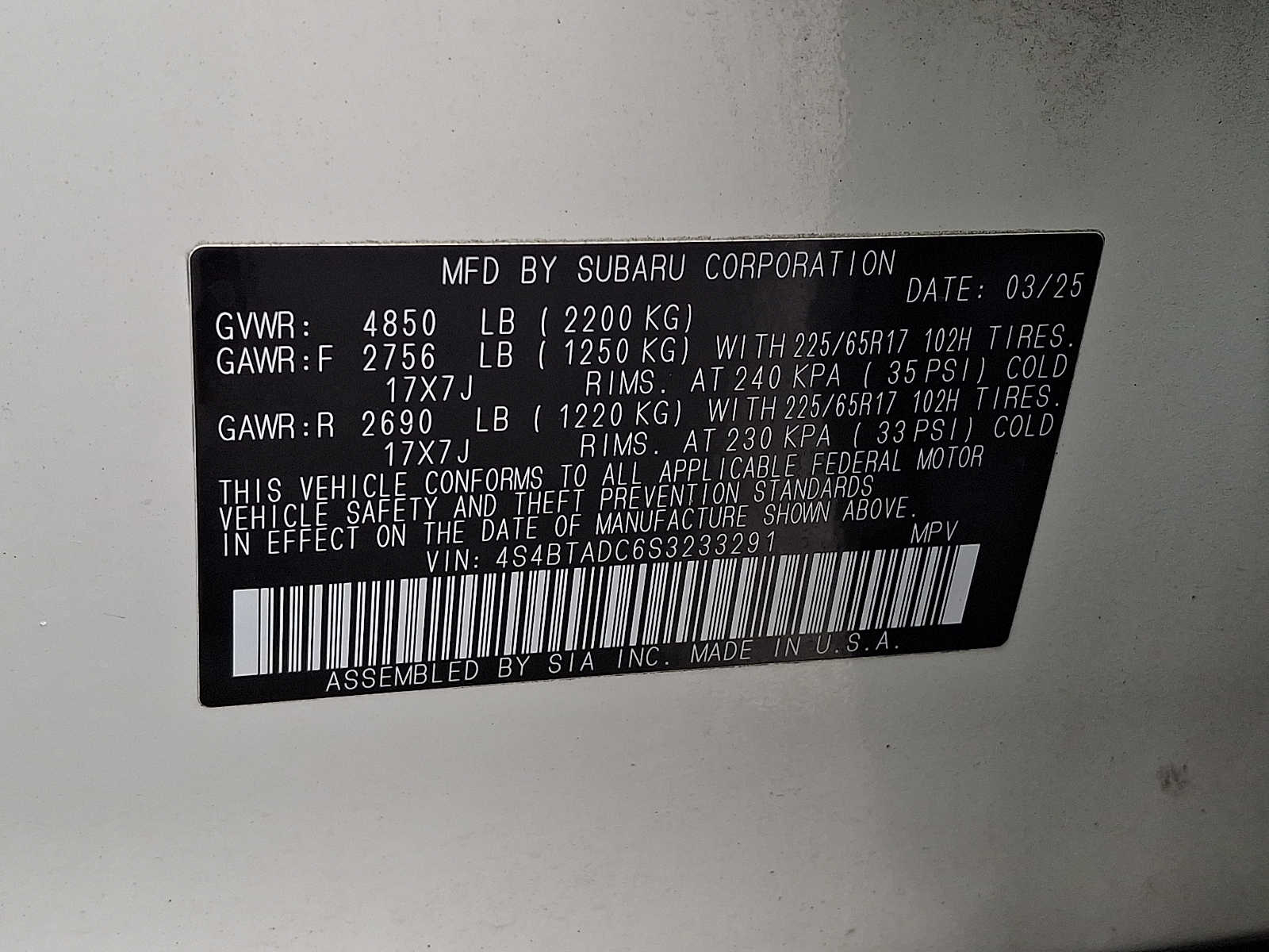 2025 Subaru Outback Premium - Photo 27