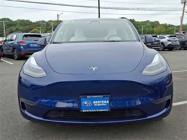 Used 2024 Tesla Model Y Long Range with VIN 7SAYGDEE7RA239487 for sale in West Springfield, MA