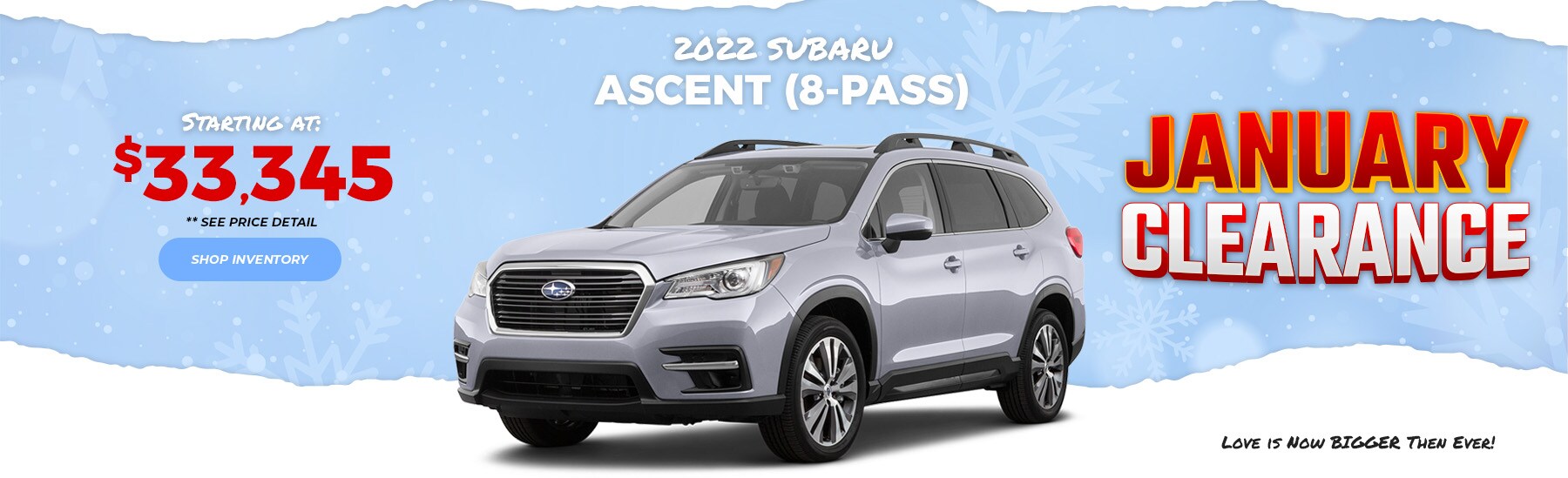 2022 Subaru Ascent 8 Pass