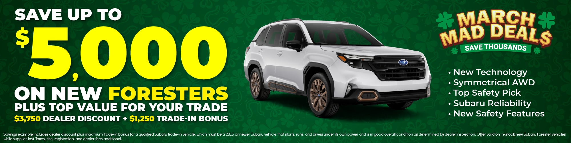 Forester Special 5k off