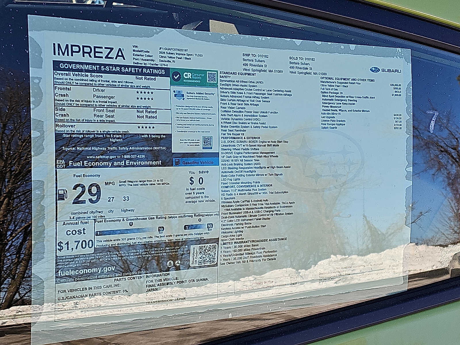 2026 Subaru Impreza Sport - Photo 24