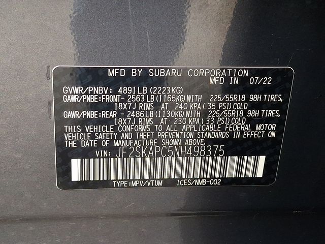 2022 Subaru Forester Limited - Photo 30