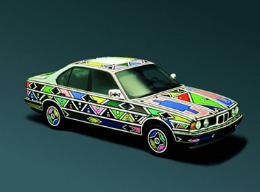 BMW Art Car by Esther Mahlangu at Museum of Arts and Design in New