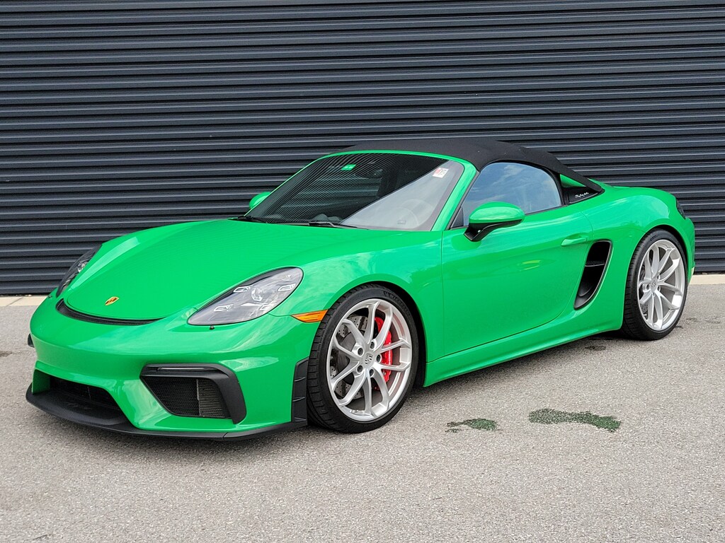 Certified 2021 Porsche 718 Spyder Cabriolet