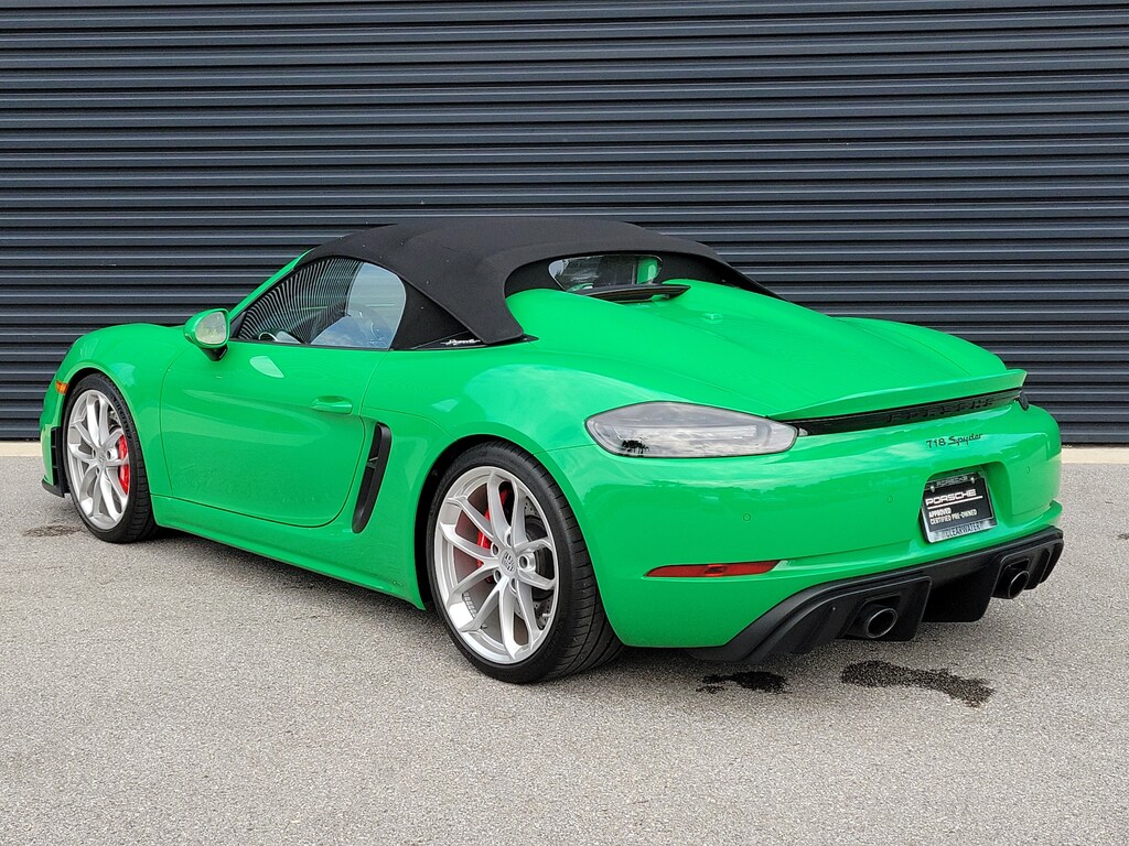 Certified 2021 Porsche 718 Spyder Cabriolet