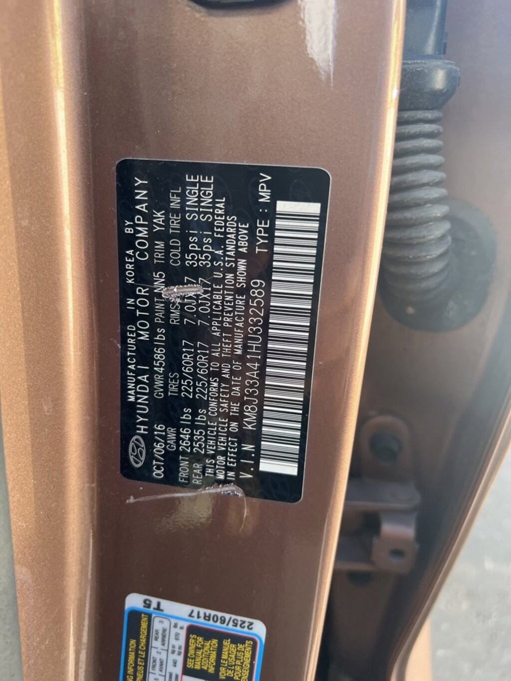 Used 2017 Hyundai Tucson SE SUV