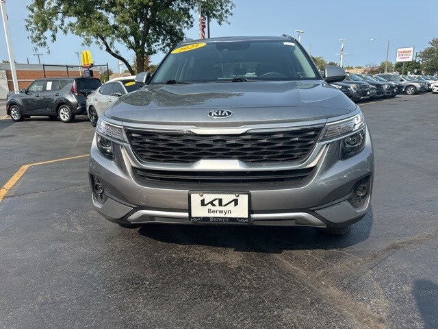 Certified 2021 Kia Seltos EX with VIN KNDERCAA5M7192663 for sale in Berwyn, IL