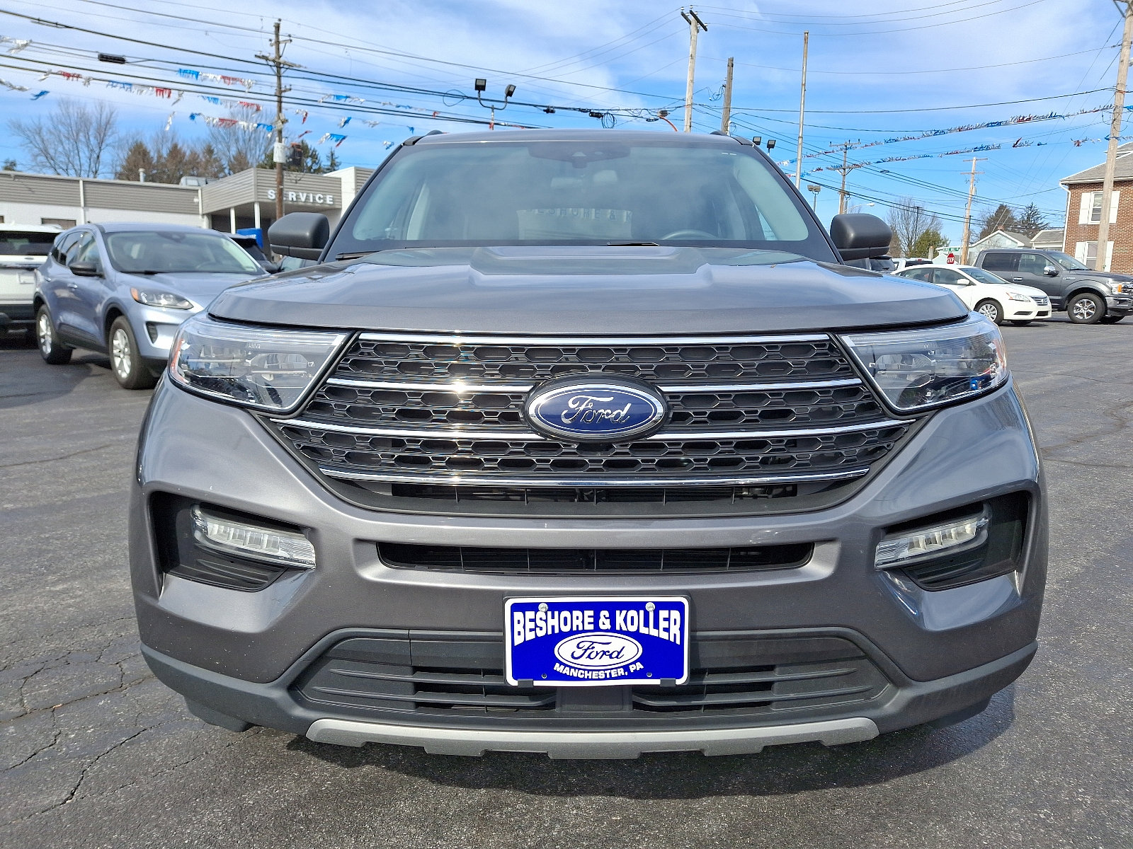 Used 2022 Ford Explorer XLT with VIN 1FMSK8DHXNGA25564 for sale in Manchester, PA