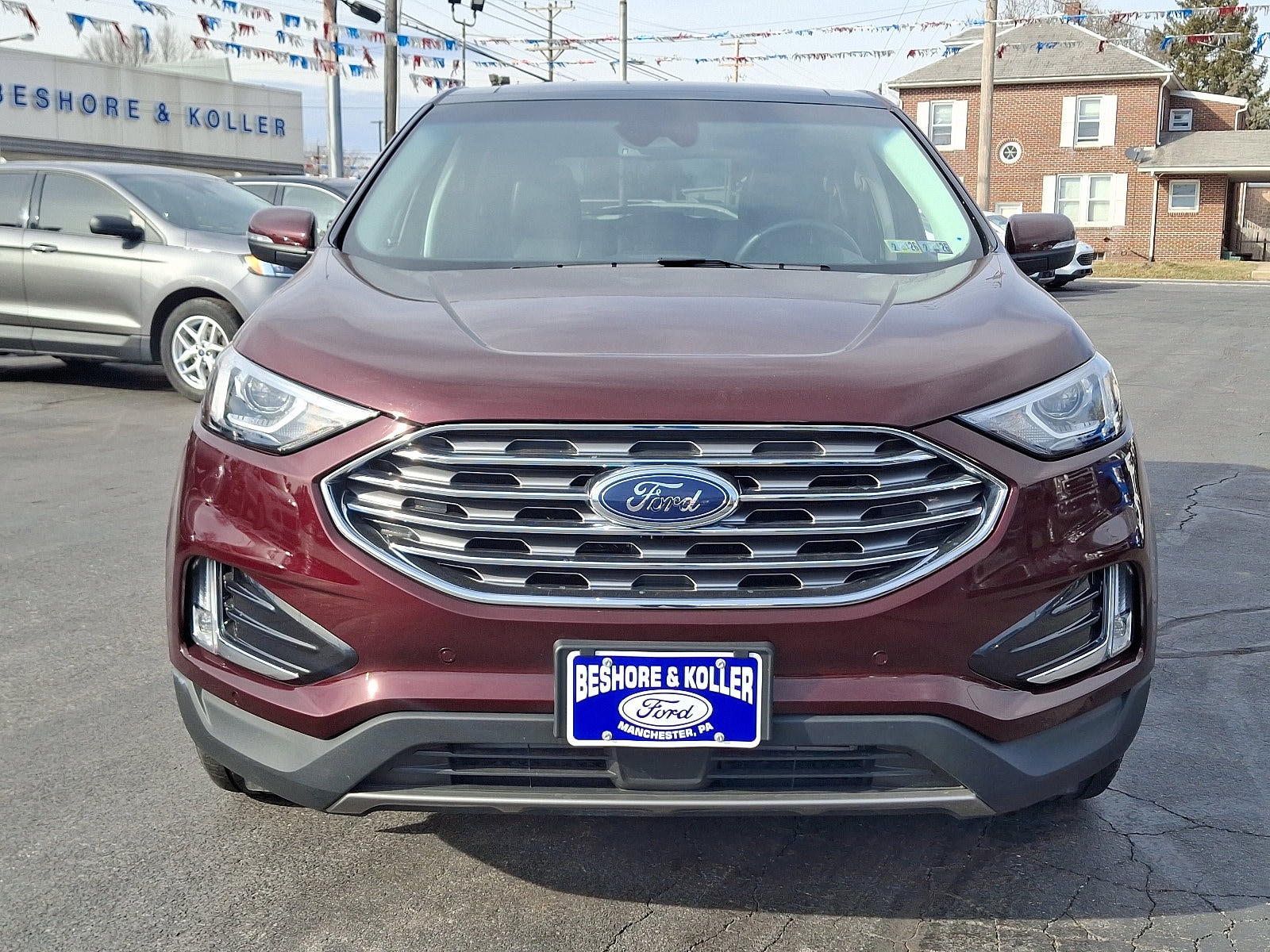 Used 2021 Ford Edge Titanium with VIN 2FMPK4K9XMBA12300 for sale in Manchester, PA